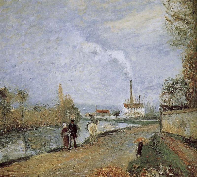 Schwartz of Schwartz Metaponto River, Camille Pissarro